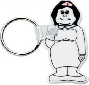Promotional Key Chains: Nurse Shaped Keychains